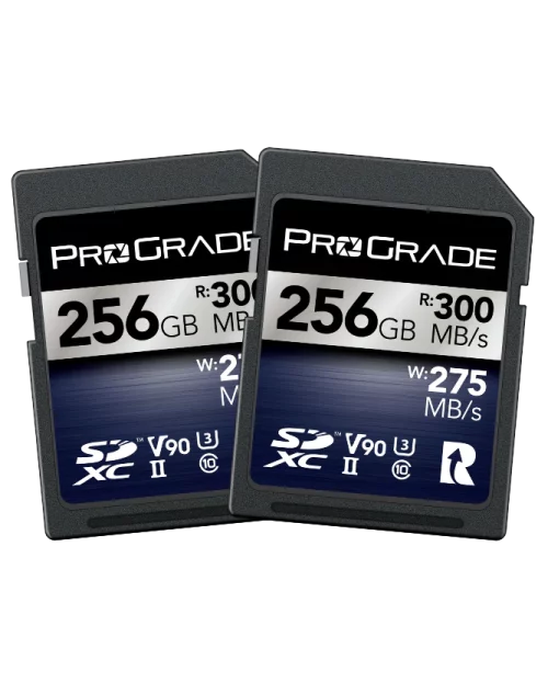 ProGrade Digital SDXC UHS-II V90 256GB Iridium 2pack