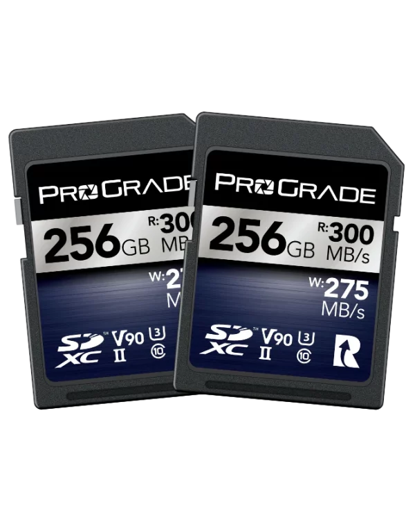 ProGrade Digital SDXC UHS-II V90 256GB Iridium 2pack