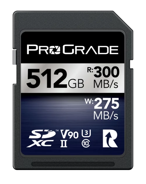 ProGrade Digital SDXC UHS-II V90 512GB Iridium