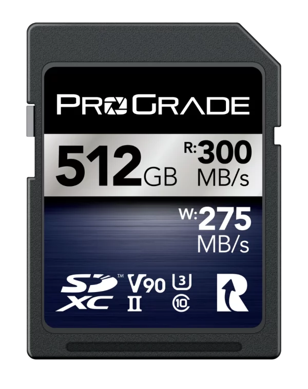 ProGrade Digital SDXC UHS-II V90 512GB Iridium