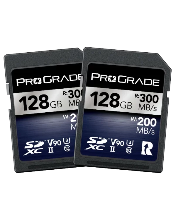 ProGrade Digital SDXC UHS-II V90 128GB Iridium 2pack
