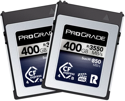 ProGrade Digital CFexpress™ Type B 4.0 Iridium 400GB 2pack